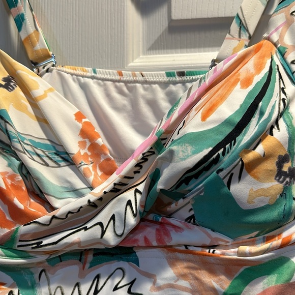 Birdsong Underwire Wrap Tankini Swimsuit Top 18 G/H - Picture 9 of 11